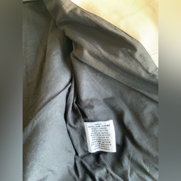 Walter Baker Women's Beige Leather Jacket - Picture 10 of 10